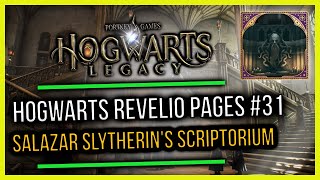 Hogwarts Castle Revelio Field Guide #31 Salazar Slytherin's Scriptorium (In the Shadow of the Study)