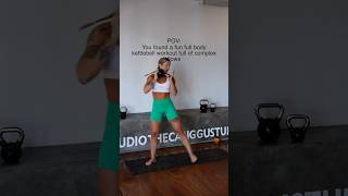 Complex Kettlebell Flows #Workout 🏋️‍♂️ #shorts