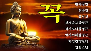 매일 들어라: 소원이 실현되는 건강 과 돈 행운 🙏 반야심경,천수경,금강경,관세음보살정근,석가모니불정근,약사여래불정근,화엄경약찬게,영인스님