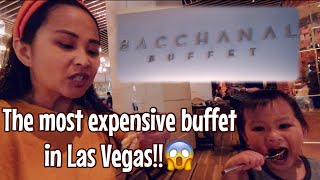 BUCHANNAL BUFFET INSIDE CEASAR'S PALACE. MOST EXPENSIVE BREAKFAST WE'VE EATEN IN VEGAS!