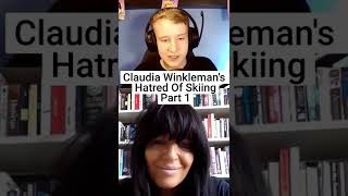 Claudia Winkleman's Hatred Of Skiing Part 1 #shorts