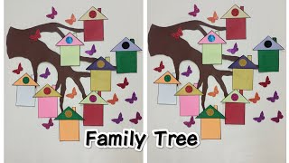 wall decoration ideas/family tree #trending #viral #crafting #diy #youtube #decoration