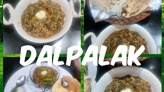 Healthy|Nutritious|Daal Palak|Lunch/Dinner|Easy|Punjabi Flavour| Delicious|😋Punjabi Kitchen Recipe