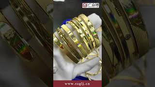 Latest gold bangles designs 2023 | Pure gold bangles #shorts #jewelry #bangles #gold #ring