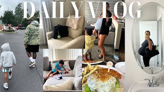 rva, nesting, tj maxx & marshalls shopping for nursery,  baby closet, the capital burger| VLOG