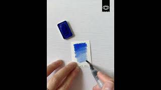 Ultramarine Blue Handmade Honey Based Watercolour Sampling | L'oeil