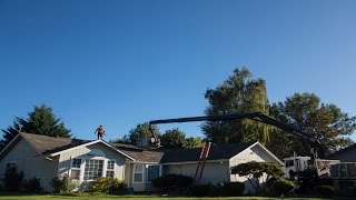 New Roof - Shingles Delivery Time Lapse