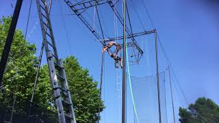 Structure Trapèze Volant Galaprini 2018 (10) : Passage au porteur et retour double.