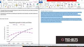 How to Describe a Line Graph - Analysis and Example [IELTS Task 1]