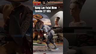 Kung Lao combo Fatal Blow 27 hit combo. Kung Lao combos. #shorts #mk #short Mortal Kombat 1 MK1 MK 1