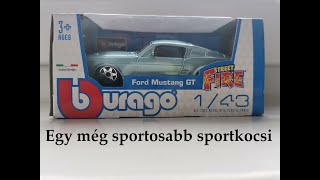 Unboxing: Bburago (Street Fire, 1:43) - 1967 Ford Mustang GT (HUN)