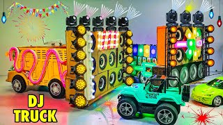 Mini Dj Truck Loading At-Home Dj Toy eicher dj mini box and light ganapti dj loding by cardboard