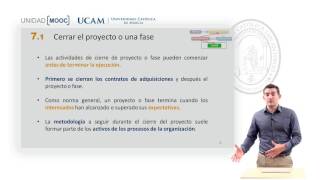 MOOC PMP 7 1 Cerrar Proyecto