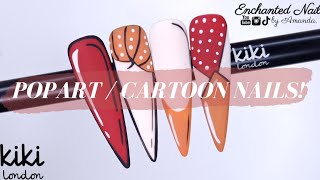 Cartoon Nails | Pop Art Nail Tutorial using Kiki London!