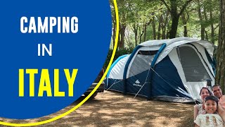 Camping in Italy #camping #italy #lifeineurope #summer