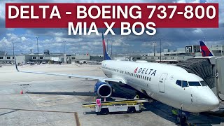 TRIP REPORT | Delta Air Lines - Boeing 737-800 - Miami (MIA) to Boston (BOS) | Economy