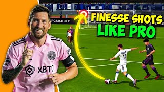 How to FINESSE SHOT Like a PRO in FC Mobile 24