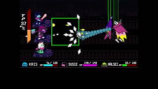 [Spoiler warning] DELTARUNE Chapter  2 secret fight - vs spamton neo ( pacifist )