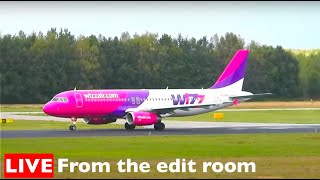 LIVE (RE)Streaming 🔴 #EINDHOVEN AIRPORT - RyanAir/ Wizz & More