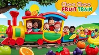 "🚂 Choo Choo Fruit Train: Sing Along to the Funniest Nursery Rhymes for Kids! 🍓🎶"