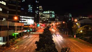 Traffic timelapse Wellington , New Zealand