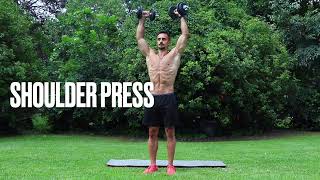 SHOULDERS PRESS WITH DUMBBELL EXERCISE