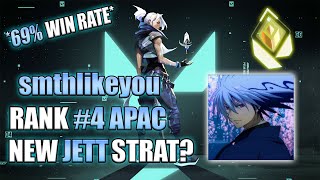 THIS RUSSIAN Jett is RANK #4 WITH A NEW STRAT?!?! *Crazy Flicks*