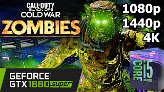 Call of Duty: Black Ops Cold War Zombies - GTX 1660 Super - 1080p/1440p/4K - Gameplay Benchmark