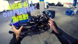 FZ6R Motul Expert 10W Fork Oil First Ride