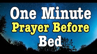 One Minute Prayer To Go to Sleep And Wake Up in Peace | Don't skip God Message ..