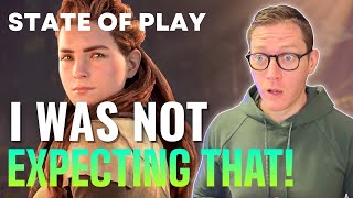 Sony State of Play REACTION! I Was NOT Expecting That 🤯