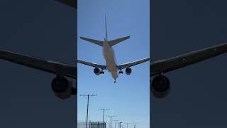 China Eastern Boeing 777-300ER landing at LAX