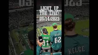 TH Light Up The Linc Lincoln Financial Field Philadelphia Eagles The Tom & Haley Show S23-Q #shorts