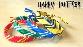 [TUTO] bracelet facile Harry Potter / 4 maisons Poudlard (débutant)