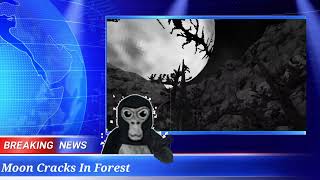 Moon Cracks In Forest ( Gorilla news )