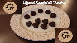 Homemade flavoured Chocolate preparation in tamil|Chocolates with Different essential oils in Tamil