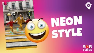 😱 Неоновый стиль | Танец | Just Dance | Хореография | Любители танцев 🔥 ADVENTURES FEVER #shorts