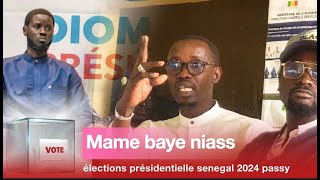 CARAVANE DE MAME BAYE NIASS APRE UNE LARG VICTOIR DE DIOMAY A PASSY