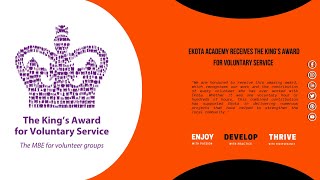 Ekota receives The King's Award for Voluntary Service