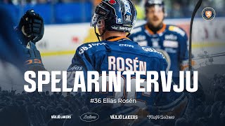 Elias Rosén efter kvällens seger