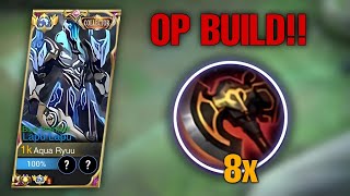 BUILD OP TAPI JARANG DIPAKE!! LAPU LAPU WARAXE BUILD  BEST MOMANT