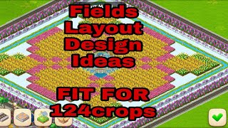 Towship fields layout design Ideas😊 easy tutorial😊