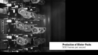 Mikrotron高速錄攝影機：隱形眼鏡包裝盒製程