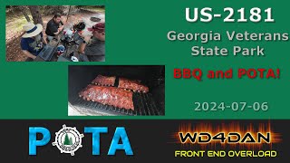 #POTA US-2181 Georgia Veterans State Park and BBQ!