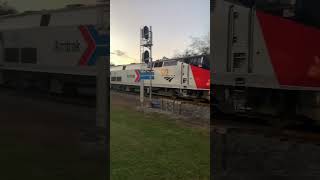 Amtrak 92 in Plant City, FL (Ft. AMTK 50TH 161 + Hornshow)(12/2/22)