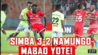 MAGOLI, DILUNGA, SIMBA VS NAMUNGO 3-2 UWANJA WA TAIFA 29/1/2020