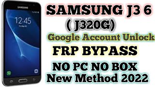 Samsung J3 6 FRP Bypass 2022/ SM J320F Google Account Remove/ New Method /Youtube Update fix.