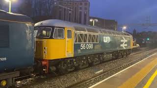 *CLASS 56 FAREWELL* 56098 & 56081 Opens Up Out Of Watford Junc. - 1Z56 (WMB - LEI) 14/1/2022.