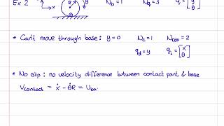 Mechanical Vibrations 3 - Kinematics 2 - Coordinates & Constraints (Examples)