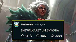 Does Ambessa walk JUST LIKE Shyvana?